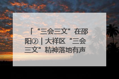 “三会三文”在邵阳②｜大祥区“三会三文”精神落地有声 以实干实绩助力区域高质量发展