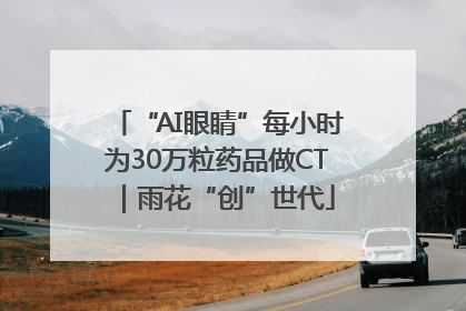 “AI眼睛”每小时为30万粒药品做CT｜雨花“创”世代
