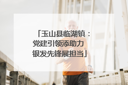 玉山县临湖镇：党建引领添助力 银发先锋展担当