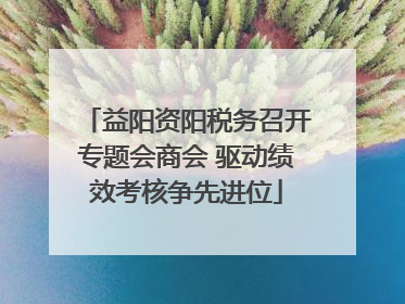 益阳资阳税务召开专题会商会 驱动绩效考核争先进位