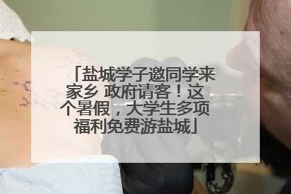 盐城学子邀同学来家乡 政府请客！这个暑假，大学生多项福利免费游盐城