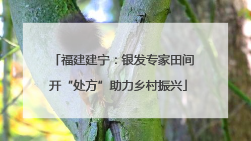 福建建宁：银发专家田间开“处方”助力乡村振兴