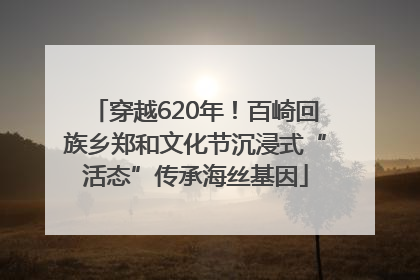 穿越620年！百崎回族乡郑和文化节沉浸式“活态”传承海丝基因