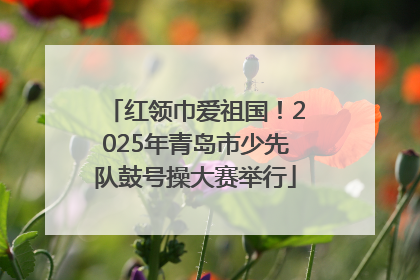 红领巾爱祖国！2025年青岛市少先队鼓号操大赛举行