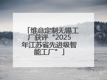 维意定制无锡工厂获评“2025年江苏省先进级智能工厂”