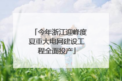 今年浙江迎峰度夏重大电网建设工程全面投产
