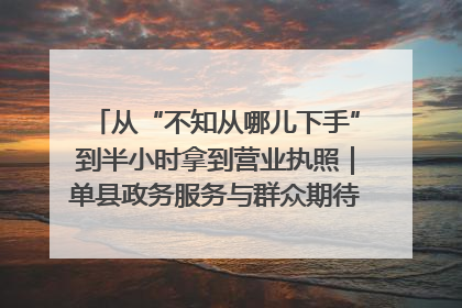 从“不知从哪儿下手”到半小时拿到营业执照|单县政务服务与群众期待的“双向奔赴”