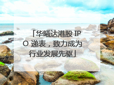 华曦达港股 IPO 递表，致力成为行业发展先驱