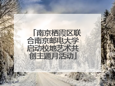 南京栖霞区联合南京邮电大学启动校地艺术共创主题月活动