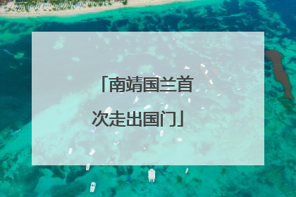 南靖国兰首次走出国门