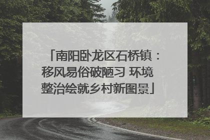 南阳卧龙区石桥镇：移风易俗破陋习 环境整治绘就乡村新图景
