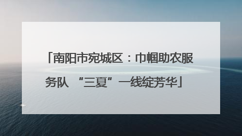 南阳市宛城区：巾帼助农服务队 “三夏”一线绽芳华