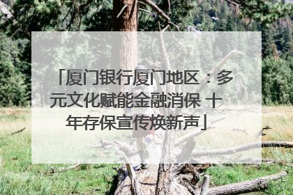 厦门银行厦门地区：多元文化赋能金融消保 十年存保宣传焕新声