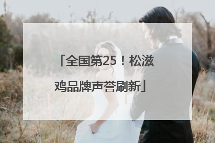 全国第25！松滋鸡品牌声誉刷新