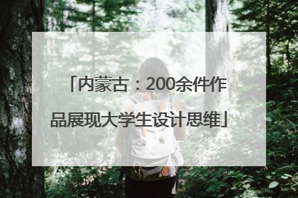 内蒙古：200余件作品展现大学生设计思维