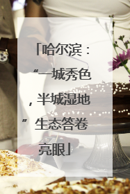 哈尔滨：“一城秀色，半城湿地”生态答卷亮眼