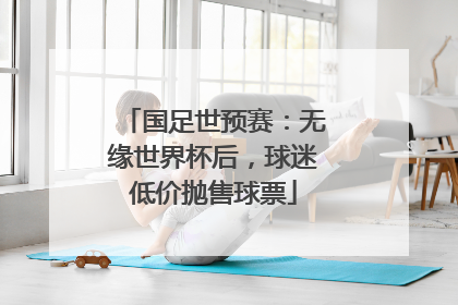 国足世预赛：无缘世界杯后，球迷低价抛售球票