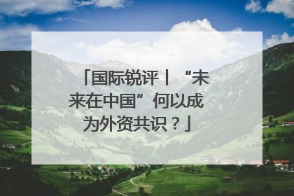 国际锐评丨“未来在中国”何以成为外资共识？