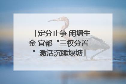 定分止争 闲塘生金 宜都“三权分置”激活沉睡堰塘