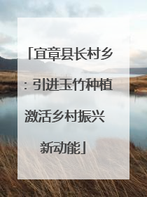 宜章县长村乡：引进玉竹种植 激活乡村振兴新动能