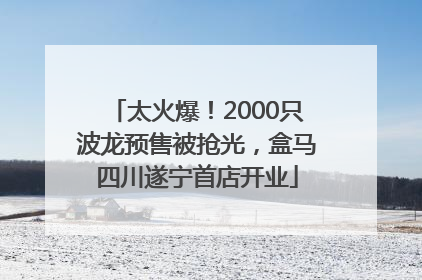 太火爆！2000只波龙预售被抢光，盒马四川遂宁首店开业