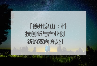 徐州泉山：科技创新与产业创新的双向奔赴
