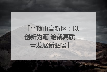 平顶山高新区：以创新为笔 绘就高质量发展新图景