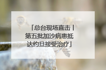 总台现场直击丨第五批加沙病患抵达约旦接受治疗