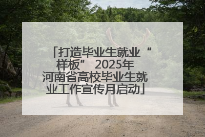 打造毕业生就业“样板” 2025年河南省高校毕业生就业工作宣传月启动