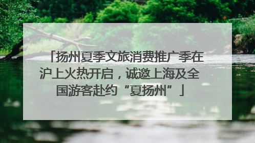 扬州夏季文旅消费推广季在沪上火热开启，诚邀上海及全国游客赴约“夏扬州”