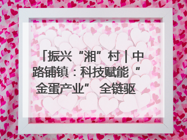 振兴“湘”村｜中路铺镇：科技赋能“金蛋产业” 全链驱动乡村振兴