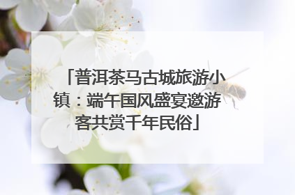 普洱茶马古城旅游小镇：端午国风盛宴邀游客共赏千年民俗
