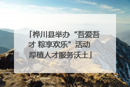 桦川县举办“吾爱吾才 粽享欢乐”活动 厚植人才服务沃土