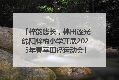 梓韵悠长，棉田逐光 绵阳梓棉小学开展2025年春季田径运动会