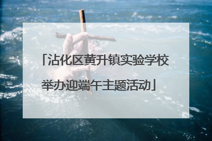 沾化区黄升镇实验学校举办迎端午主题活动