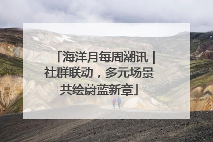 海洋月每周潮讯｜社群联动，多元场景共绘蔚蓝新章
