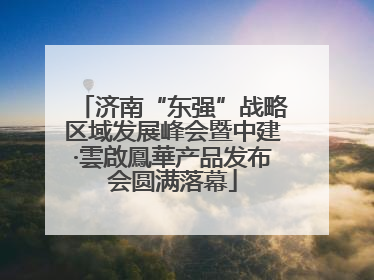 济南“东强”战略区域发展峰会暨中建·雲啟鳳華产品发布会圆满落幕