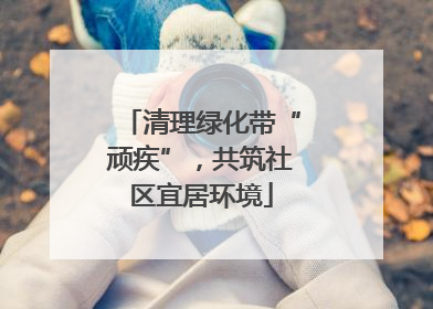 清理绿化带“顽疾”，共筑社区宜居环境