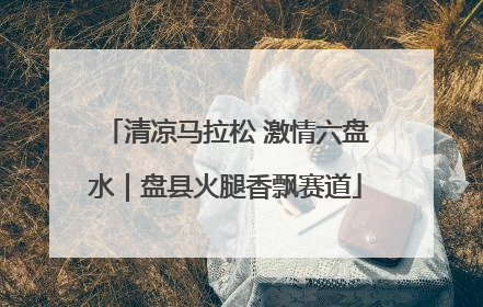 清凉马拉松 激情六盘水｜盘县火腿香飘赛道