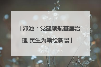渑池：党建领航基层治理 民生为笔绘新景