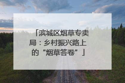 滨城区烟草专卖局：乡村振兴路上的“烟草答卷”