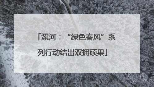 漯河：“绿色春风”系列行动结出双拥硕果