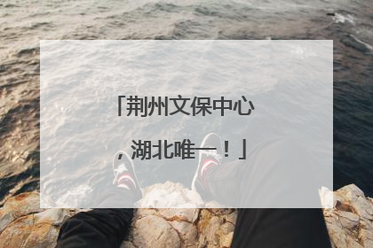 荆州文保中心，湖北唯一！