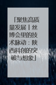 聚焦高质量发展丨丝博会里的技术脉动：陕西科创的突破与想象
