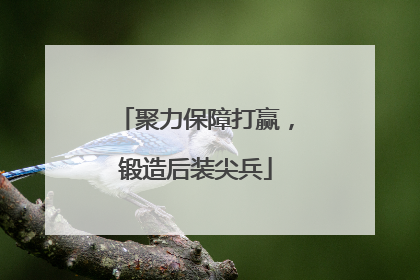 聚力保障打赢，锻造后装尖兵