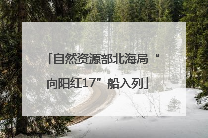 自然资源部北海局“向阳红17”船入列