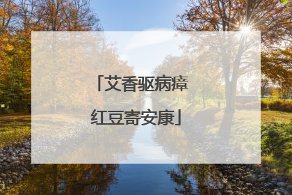 艾香驱病瘴 红豆寄安康