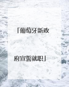 葡萄牙新政府宣誓就职