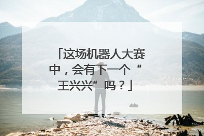 这场机器人大赛中，会有下一个“王兴兴”吗？
