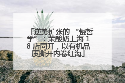 逆势扩张的 “慢哲学”：茉酸奶上海 18 店同开，以有机品质撕开内卷红海